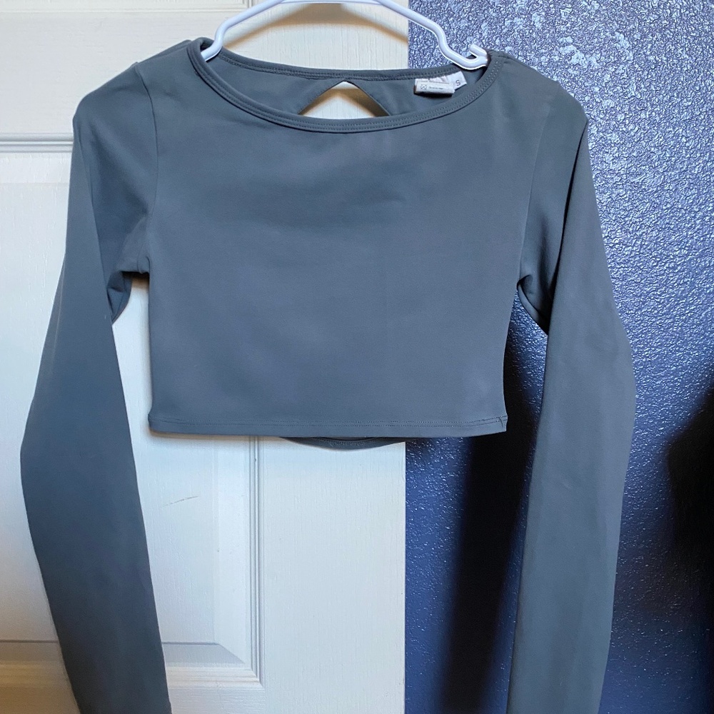 Lazuli Label Open Back Crop Top